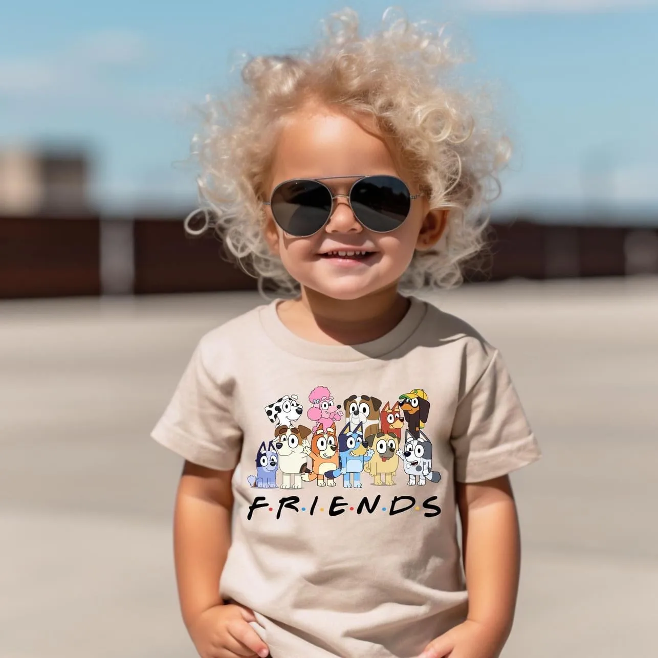 Buckin Baby Bluey Friends Tee