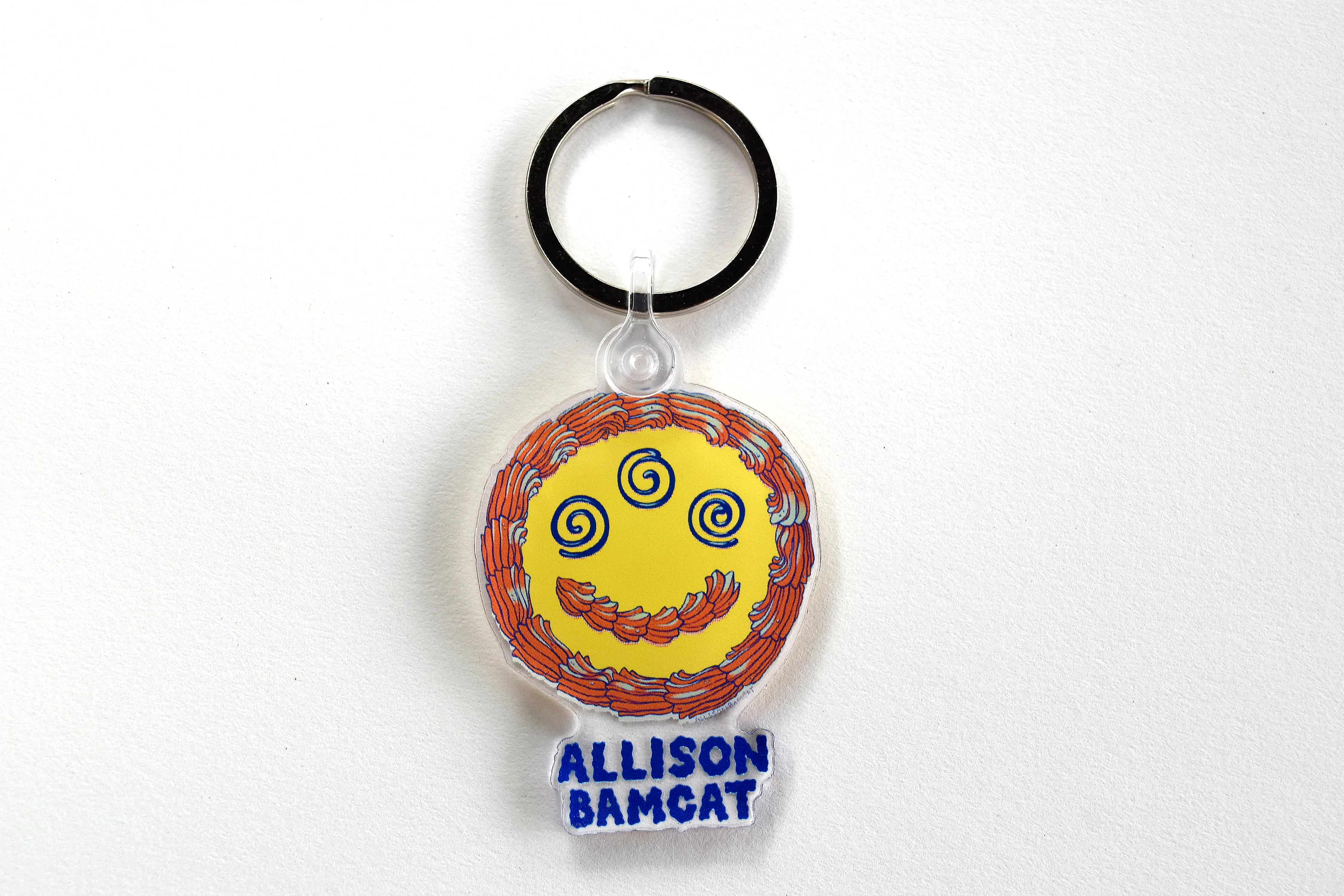 Cake Face Acrylic Keychain