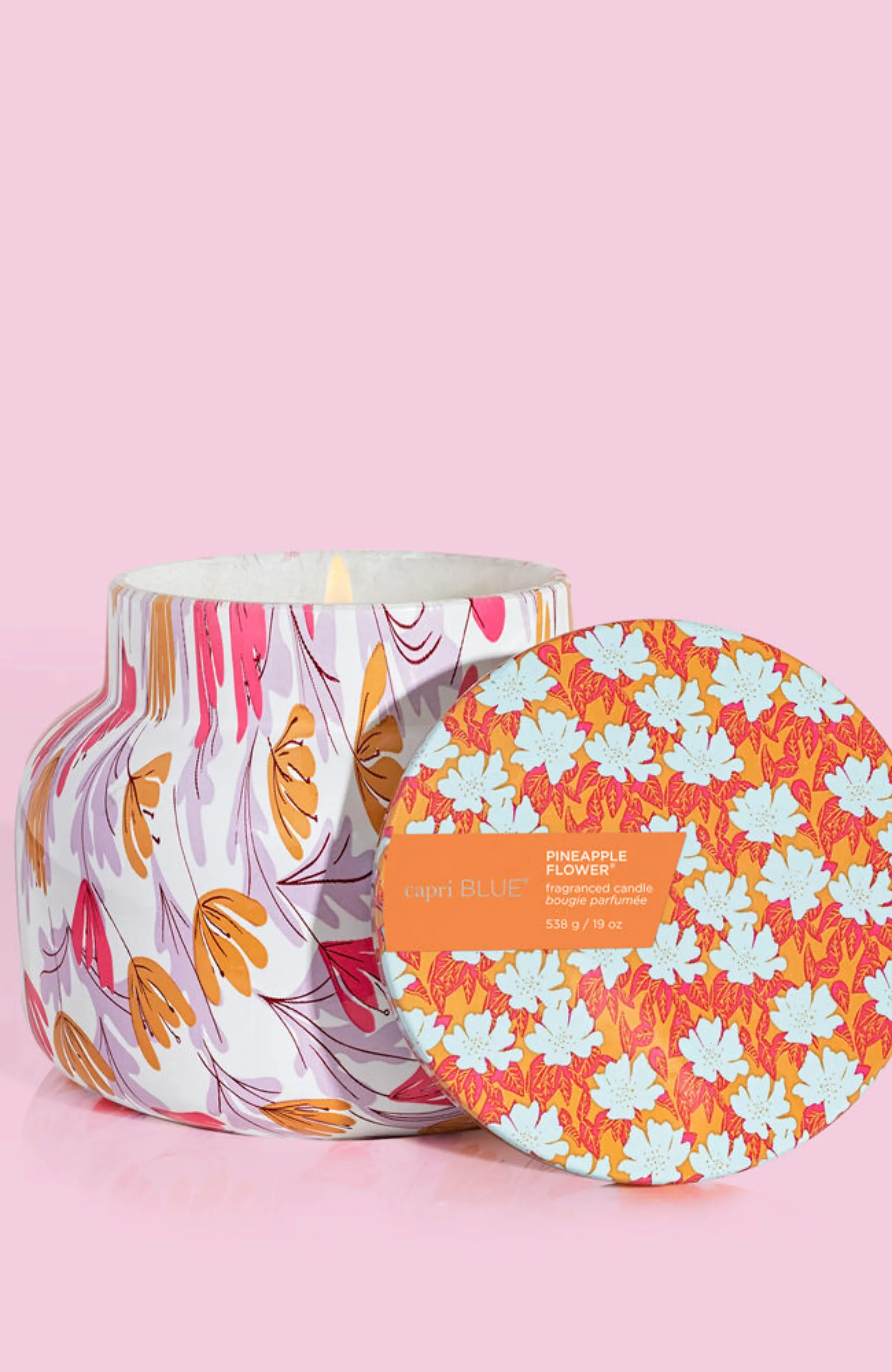 Capri Blue - Pineapple Pattern Play