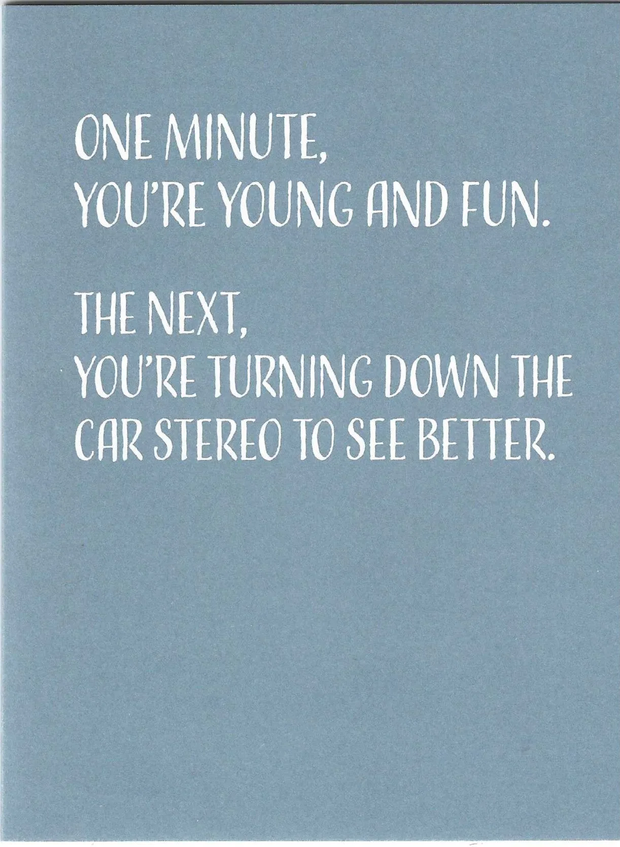 Car Stereo Birthday Card