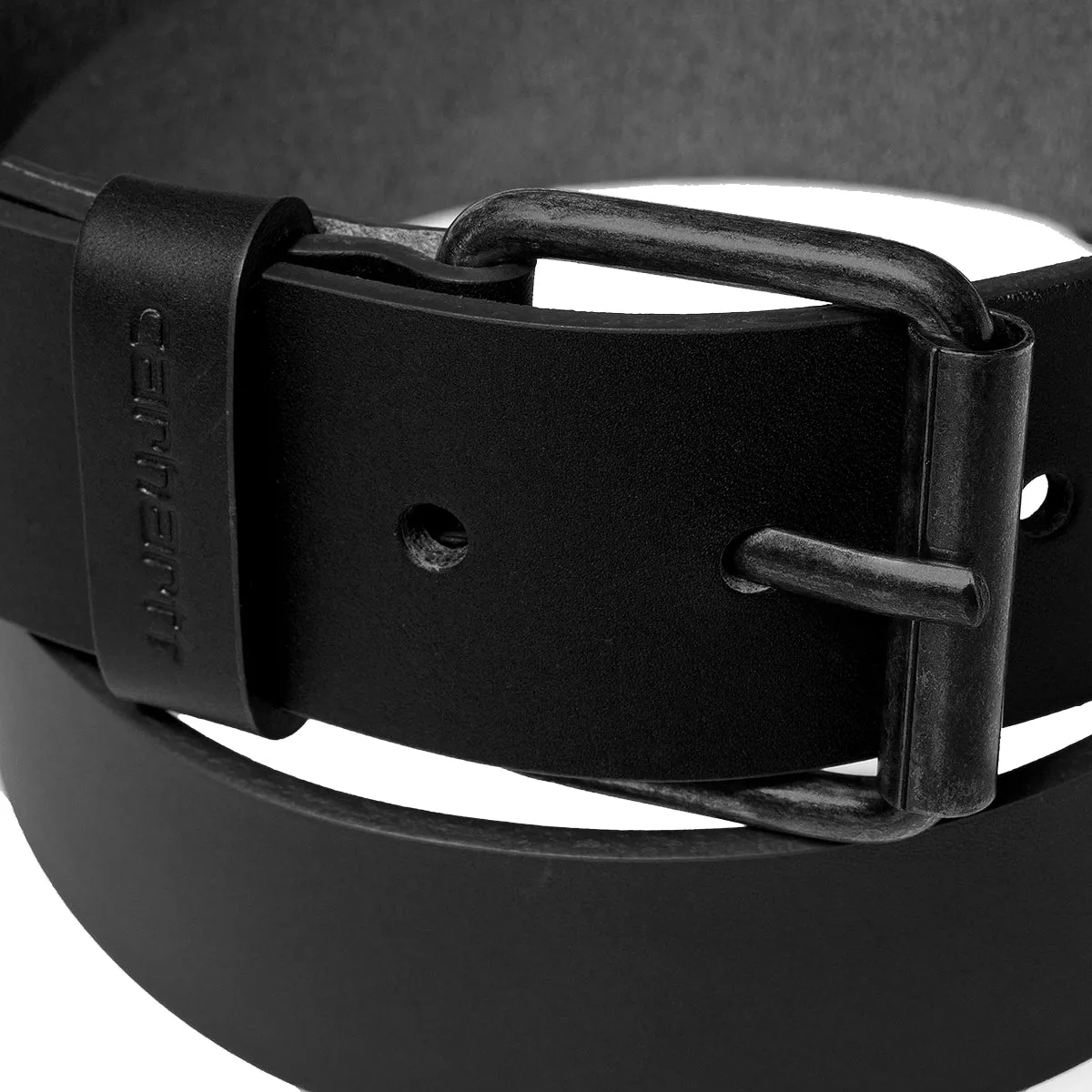 Carhartt WIP Script Belt Leather Black / Black