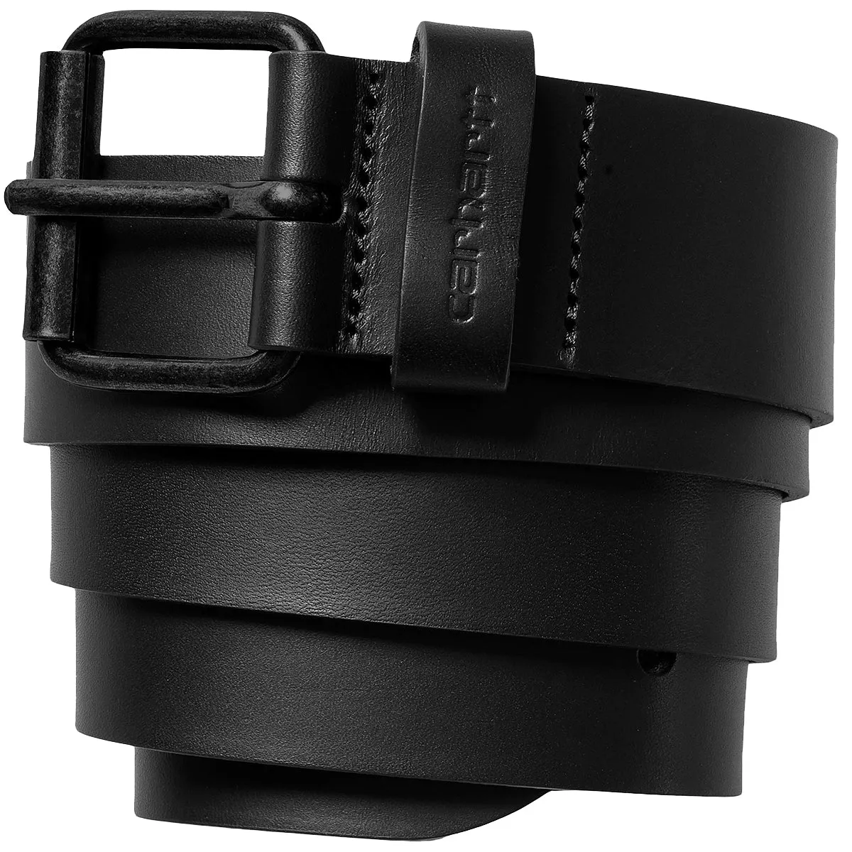 Carhartt WIP Script Belt Leather Black / Black