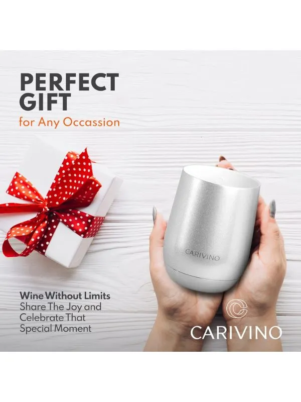Carivino Luxury Wine Tumbler Platinum