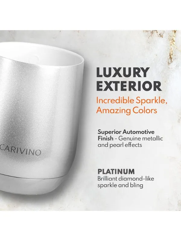Carivino Luxury Wine Tumbler Platinum