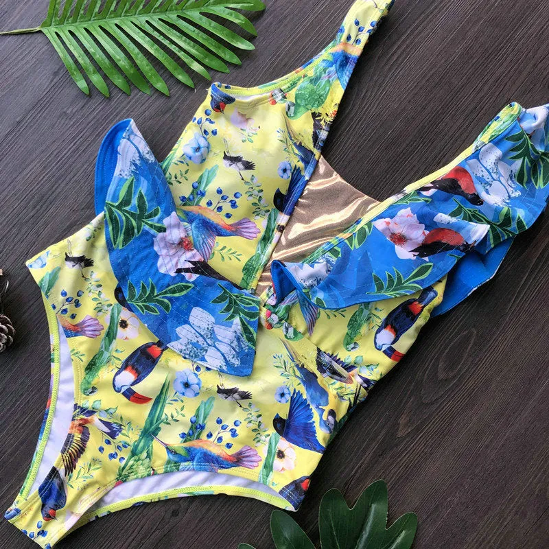 Carmen Ruffle One Piece