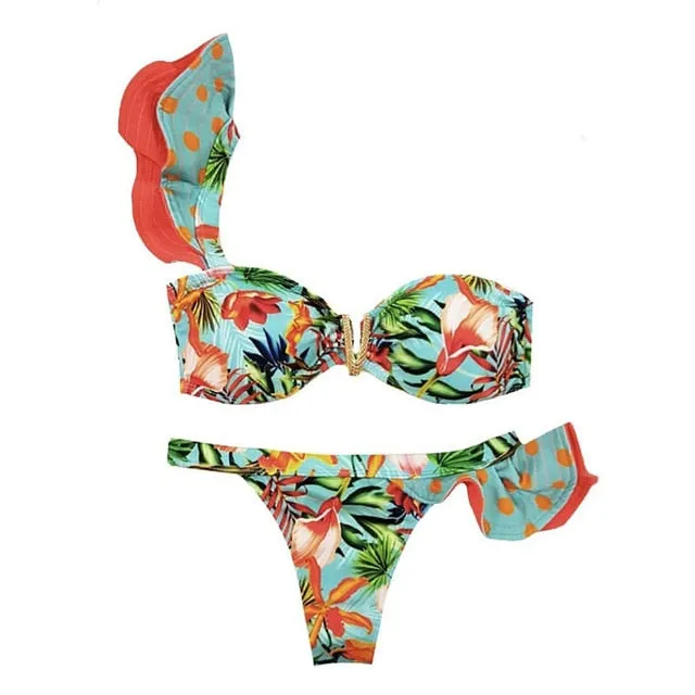Carmen Ruffle One Piece