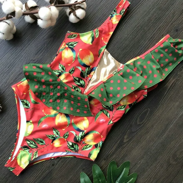 Carmen Ruffle One Piece