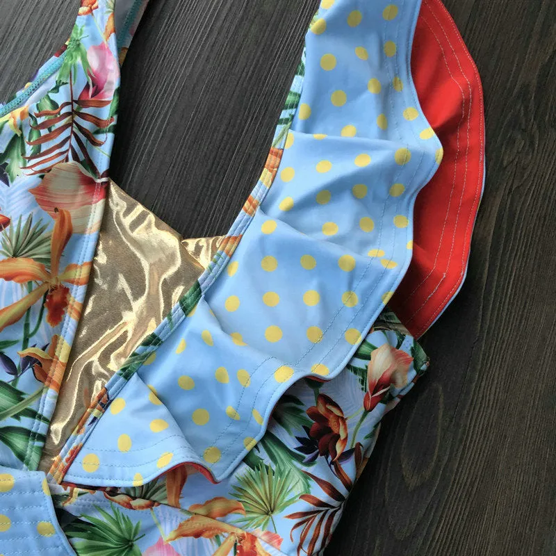 Carmen Ruffle One Piece