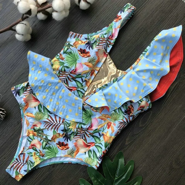 Carmen Ruffle One Piece