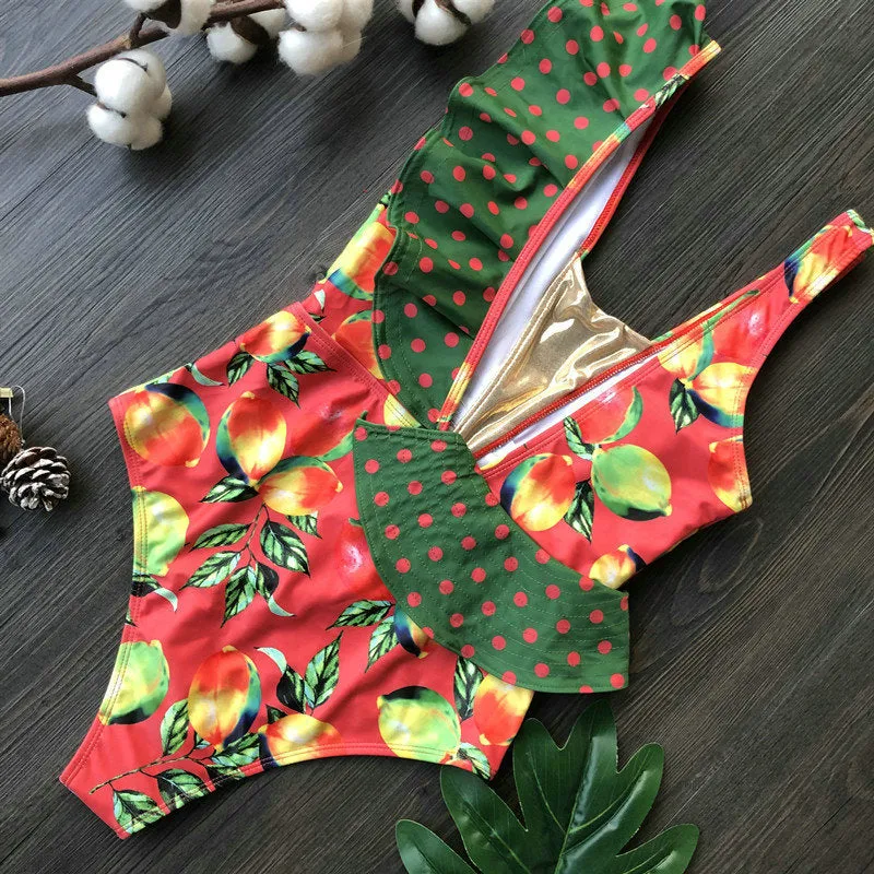 Carmen Ruffle One Piece