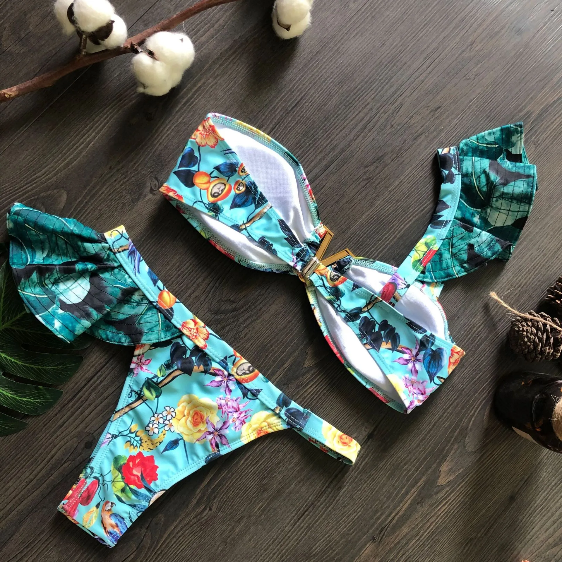 Carmen Ruffle One Piece