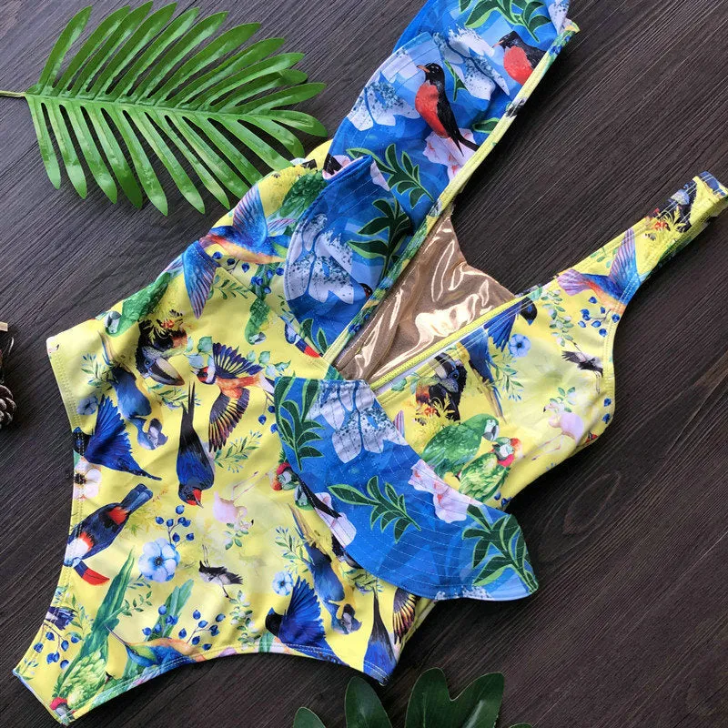 Carmen Ruffle One Piece