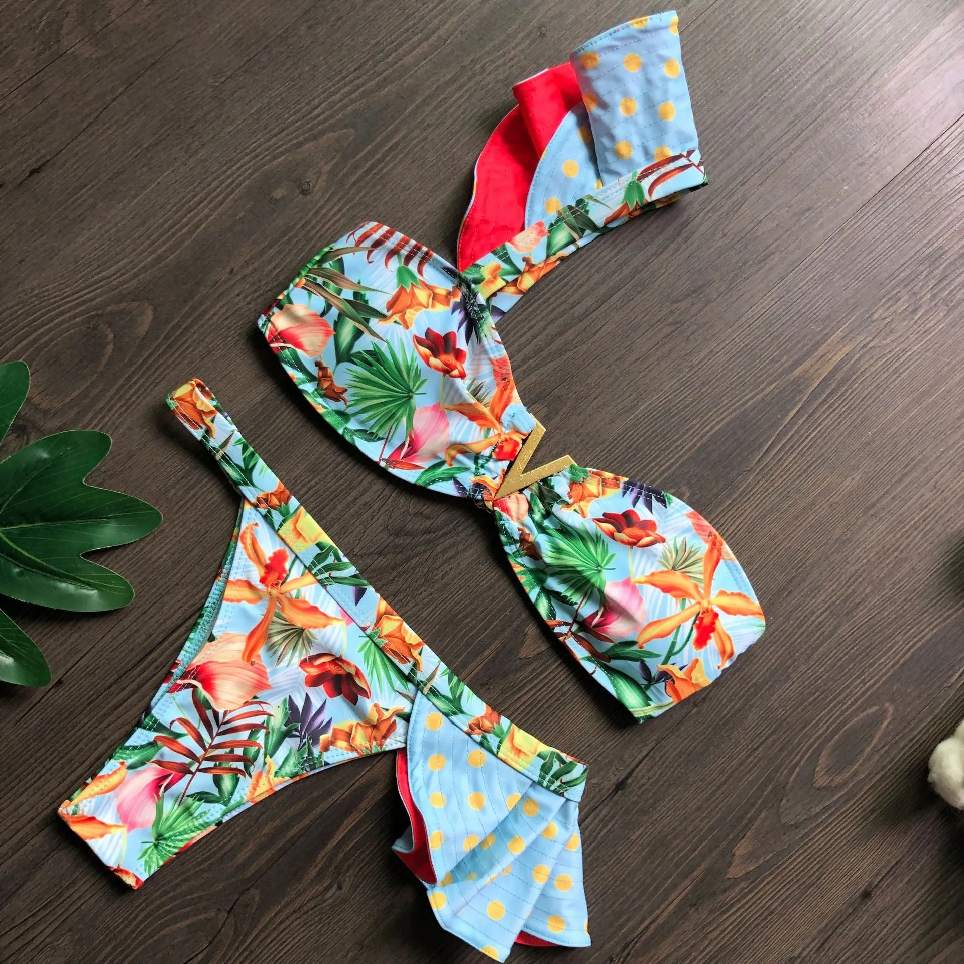 Carmen Ruffle One Piece