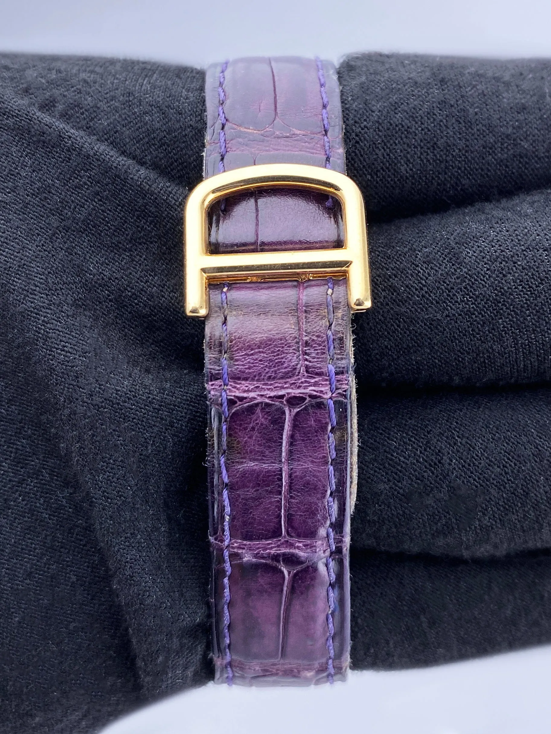 Cartier Tank Francaise WE100151 Diamond 18k Yellow Gold Ladies Watch Box Papers