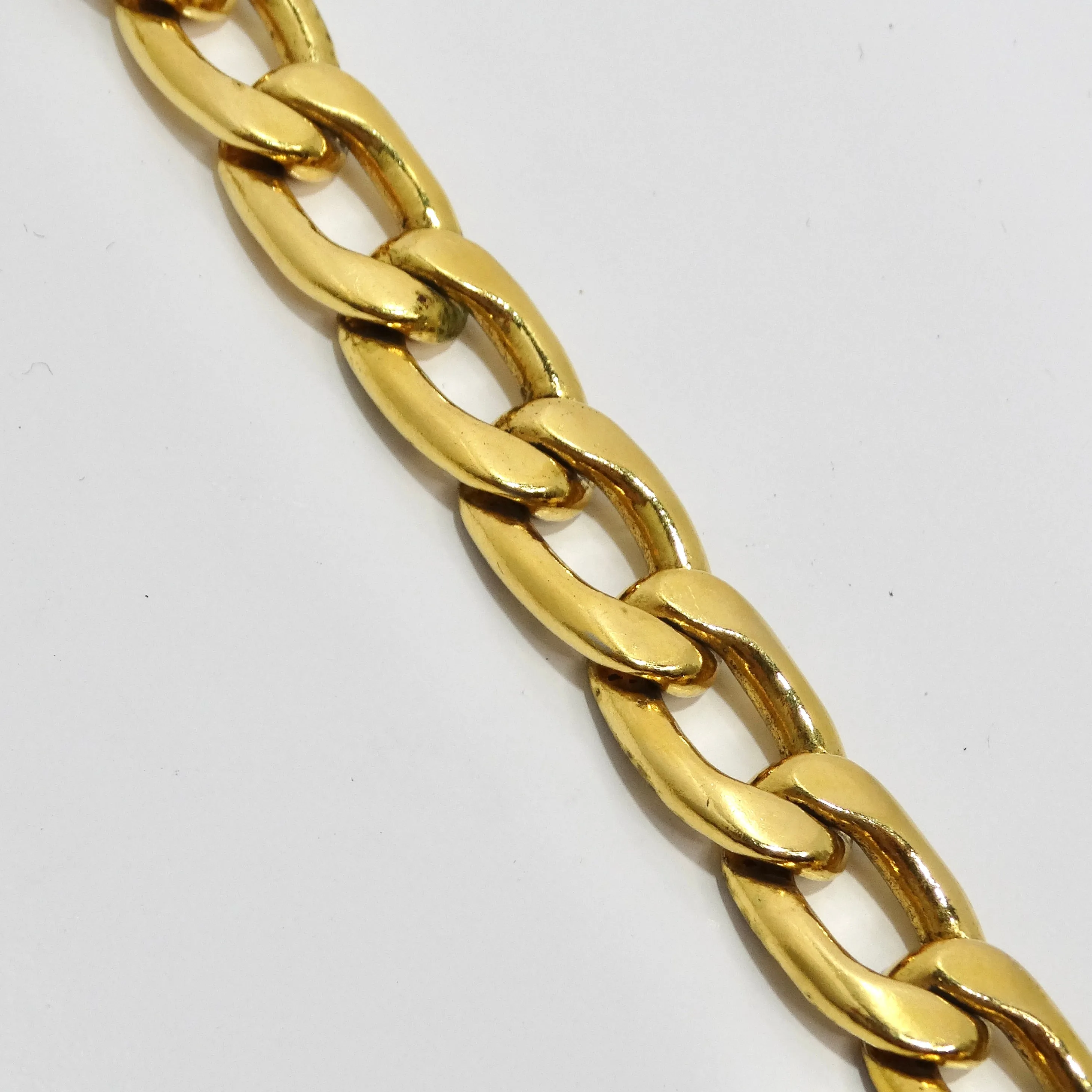 Chanel Spring 1994 Gold Tone CC Medallion Chain Belt