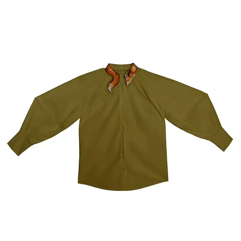Chemisier militaire femme