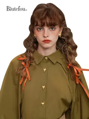 Chemisier militaire femme