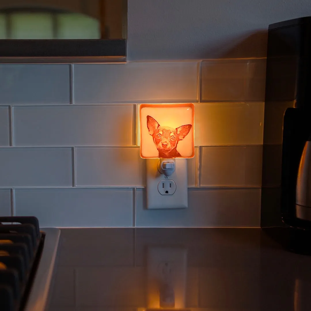 Chihuahua  Face Dog Night Light