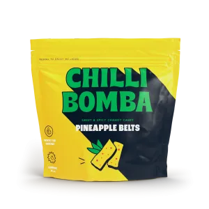 Chilli Bomba Pineapple Belts Munchies - 8oz