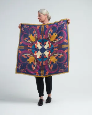 cialda st twin scarf - crocodile