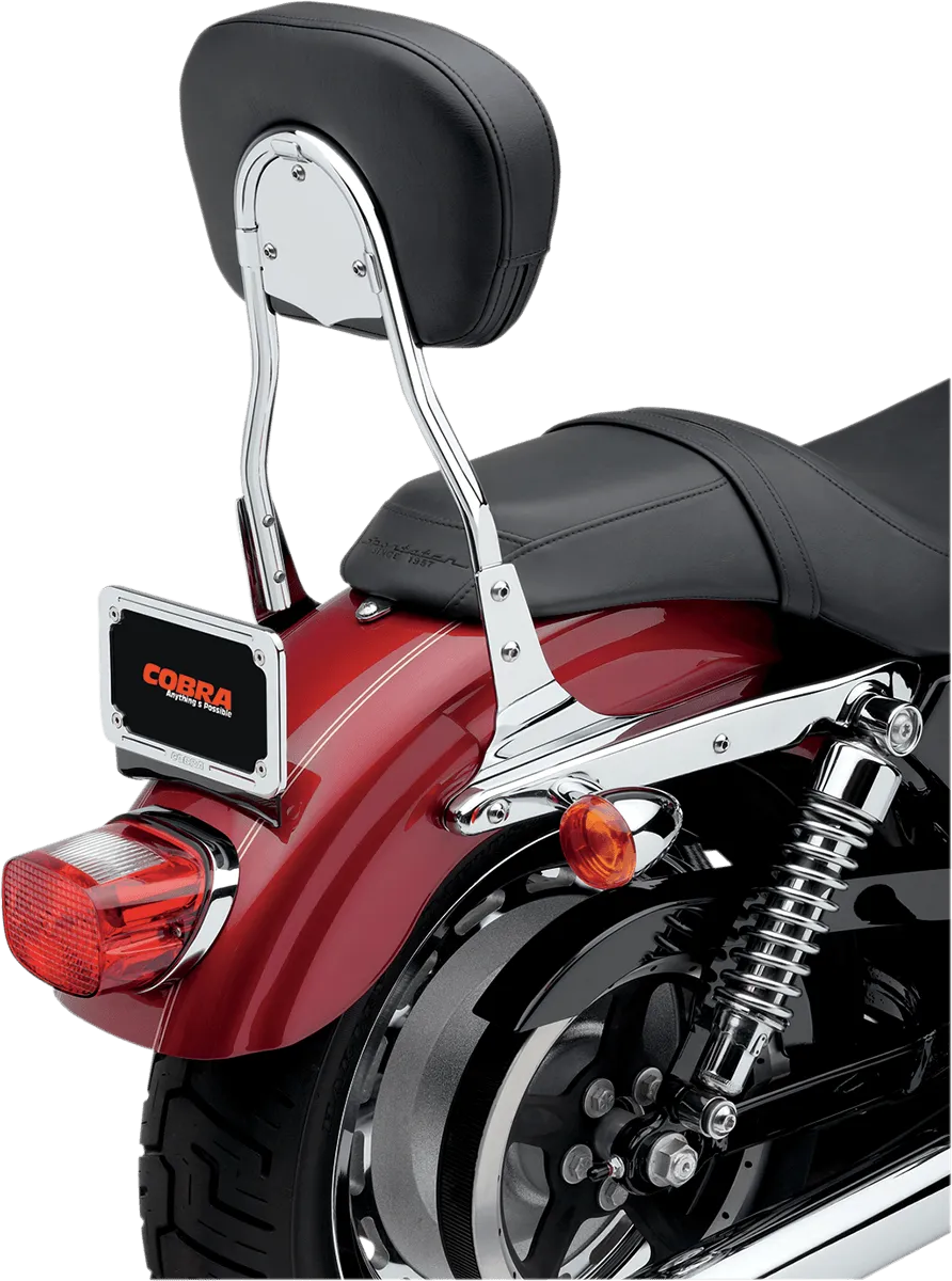 Cobra 602-1302 Standard Round Sissy Bar - Chrome