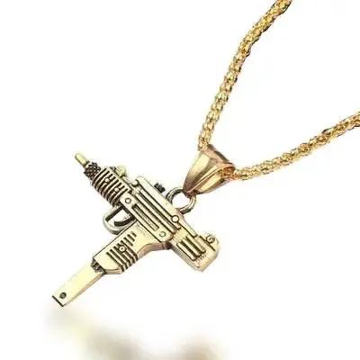 COLLIER MILITAIRE ARMES A FEU (OR)