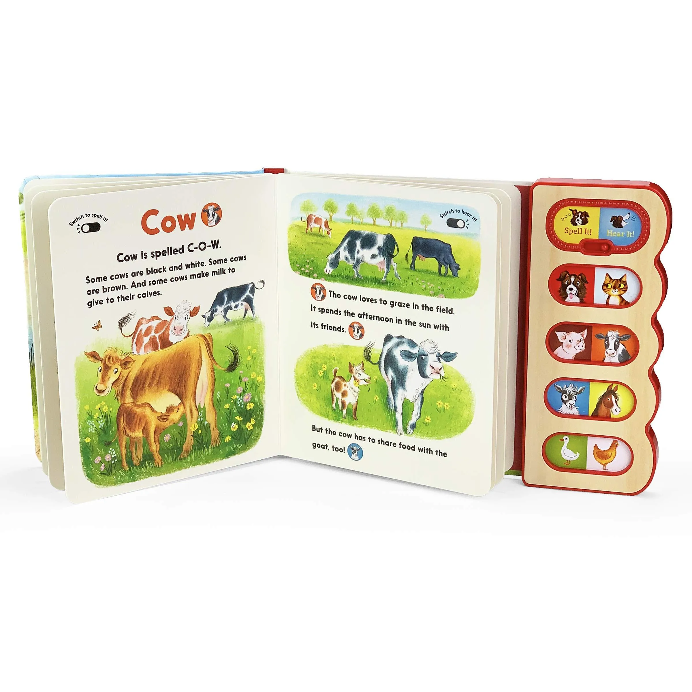 Cottage Door Press: Farm Animals - 8 Button Sound Book (Board Book)