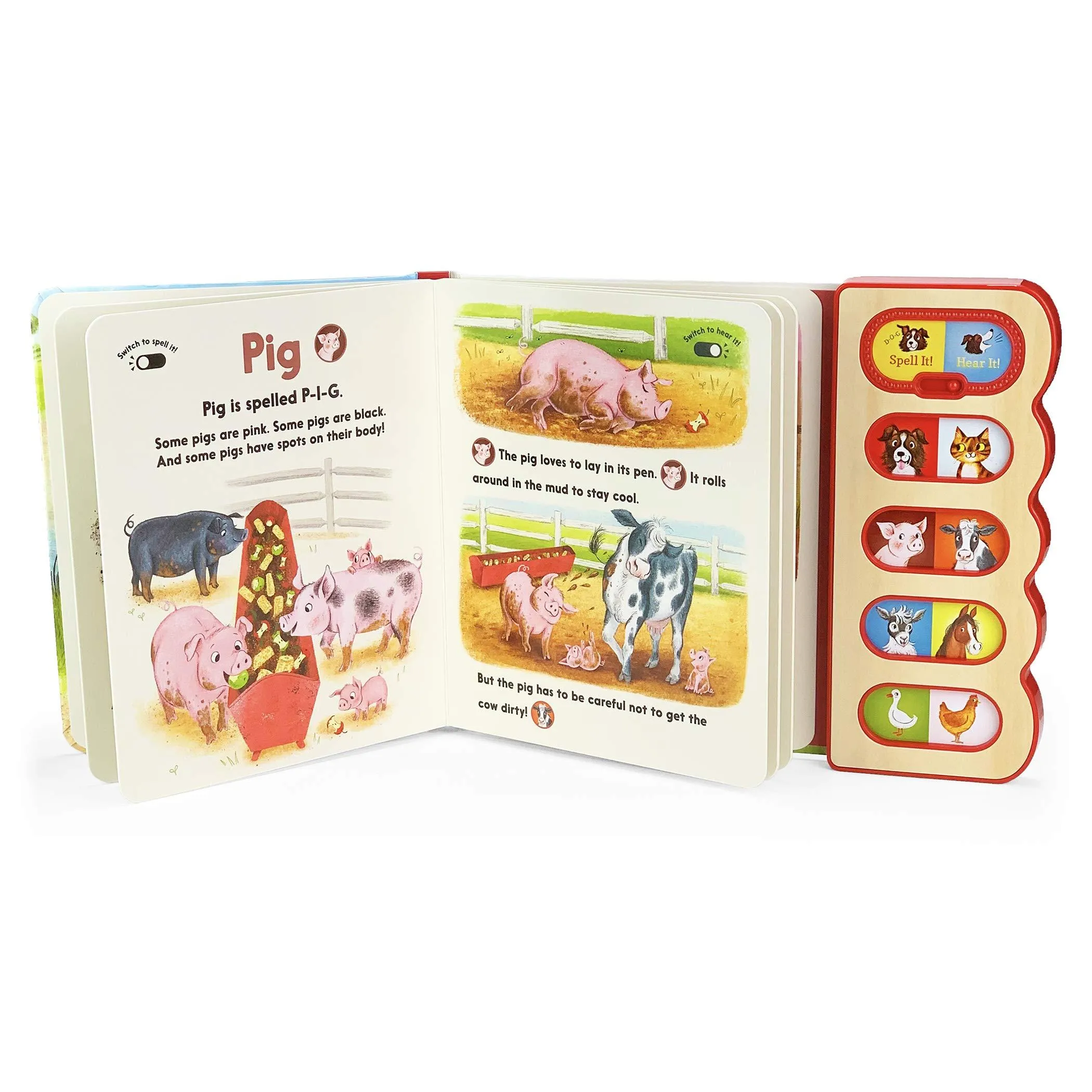 Cottage Door Press: Farm Animals - 8 Button Sound Book (Board Book)