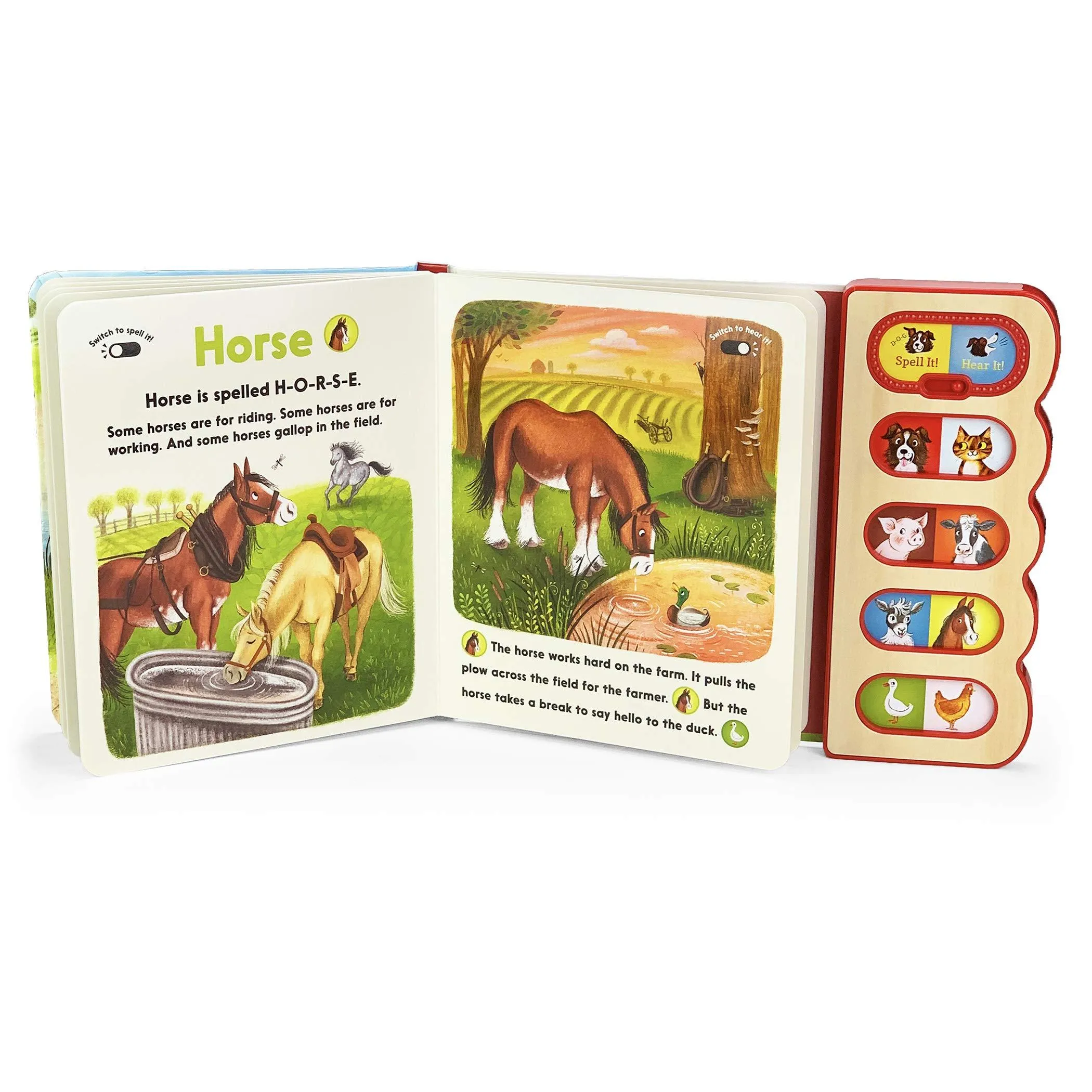 Cottage Door Press: Farm Animals - 8 Button Sound Book (Board Book)