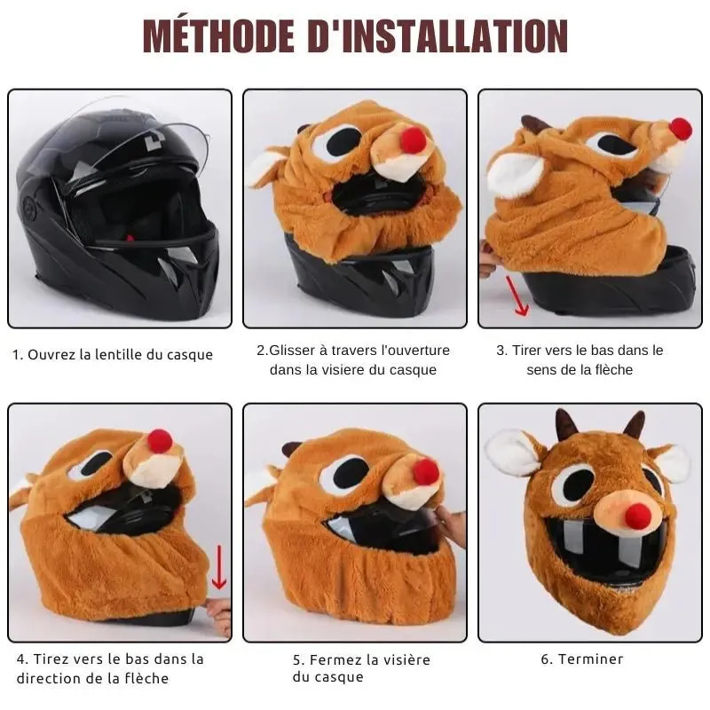 Couvre Casque Moto - Poulet