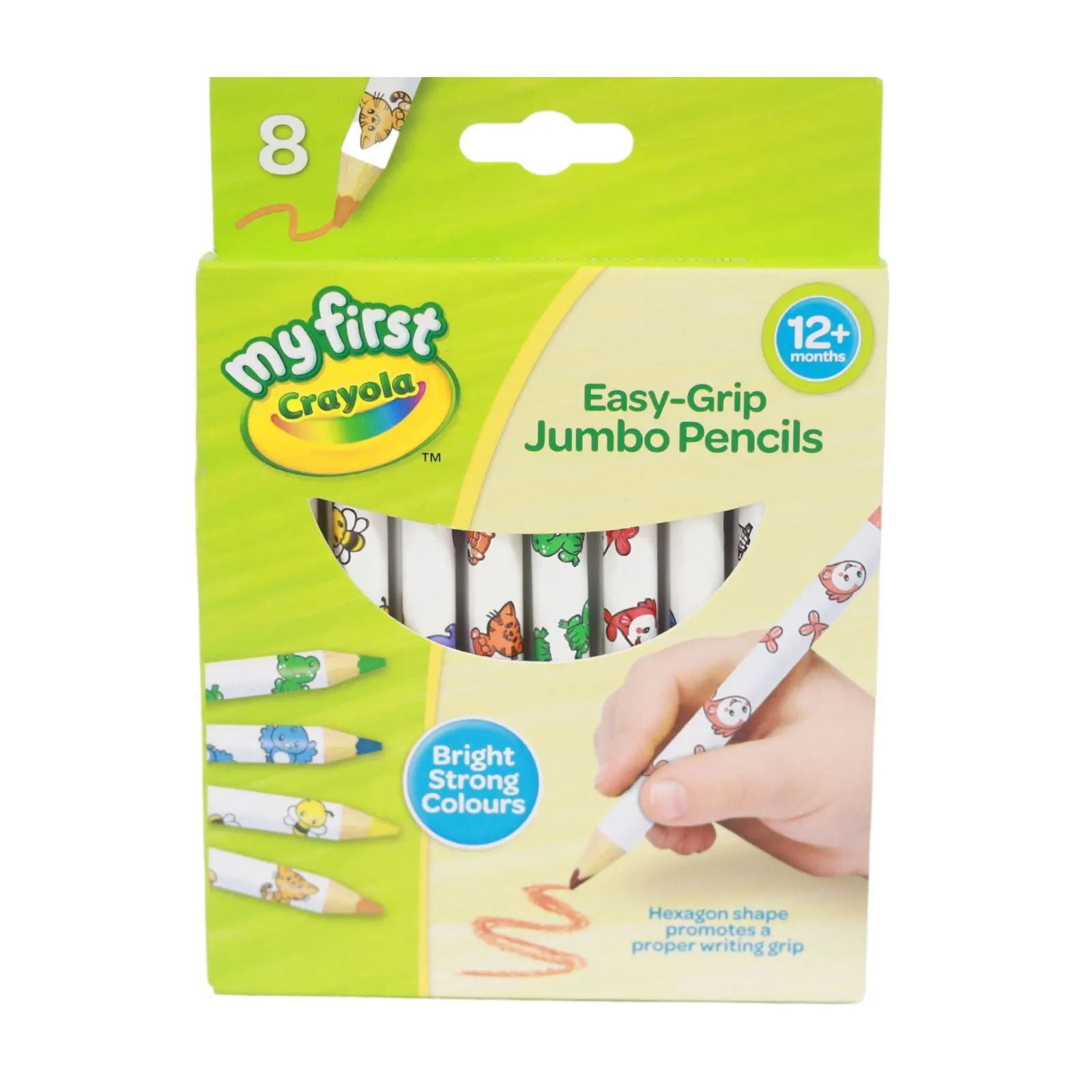 Crayola - My First Easy Grip Jumbo Pencils - Pack of 8