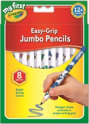 Crayola - My First Easy Grip Jumbo Pencils - Pack of 8