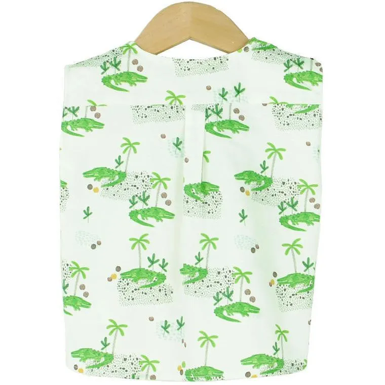 Crocodile Print Top