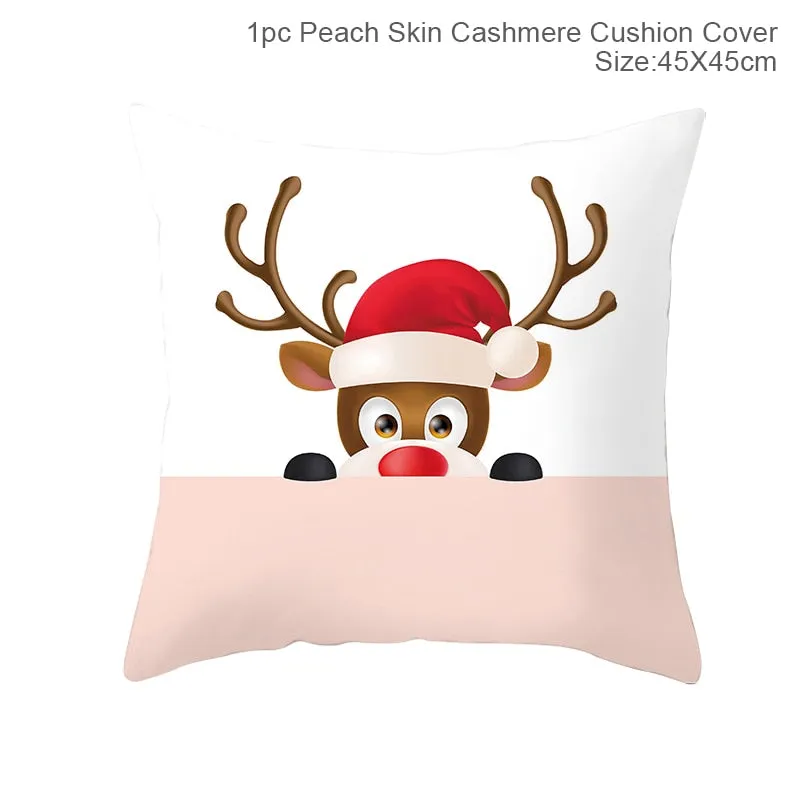 Cute & Fun Cartoon Christmas Pillowcase