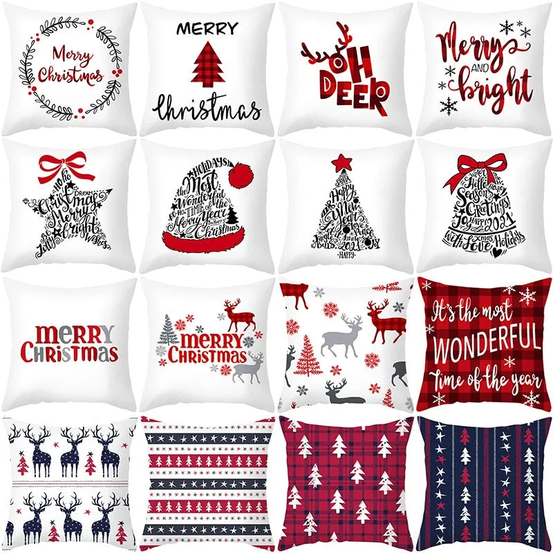 Cute & Fun Cartoon Christmas Pillowcase