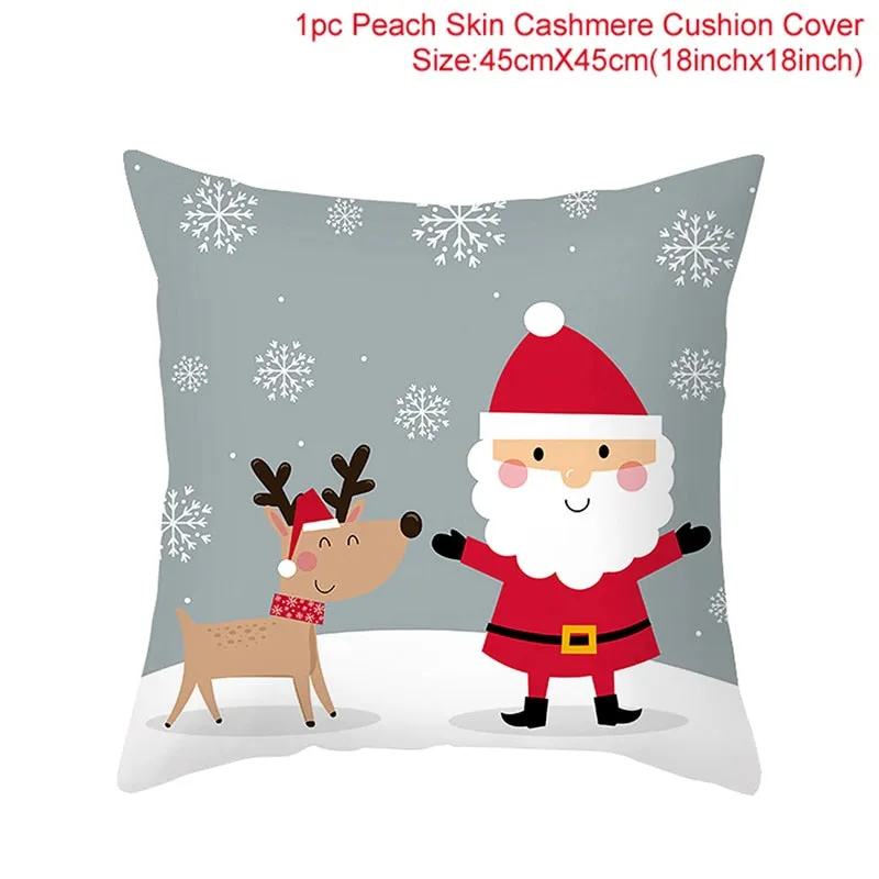 Cute & Fun Cartoon Christmas Pillowcase