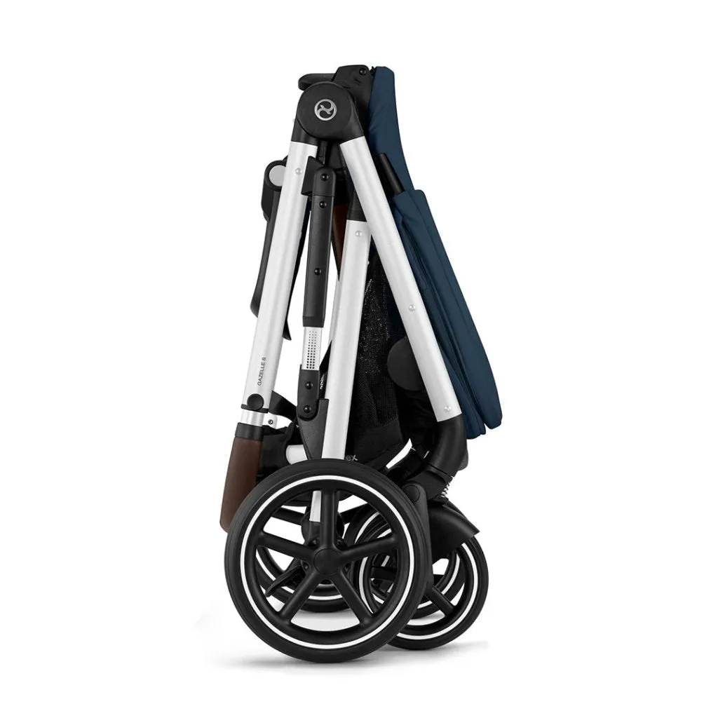 CYBEX Gazelle S Travel System Luxury Bundle With Snogga and CLOUD T - Ocean Blue