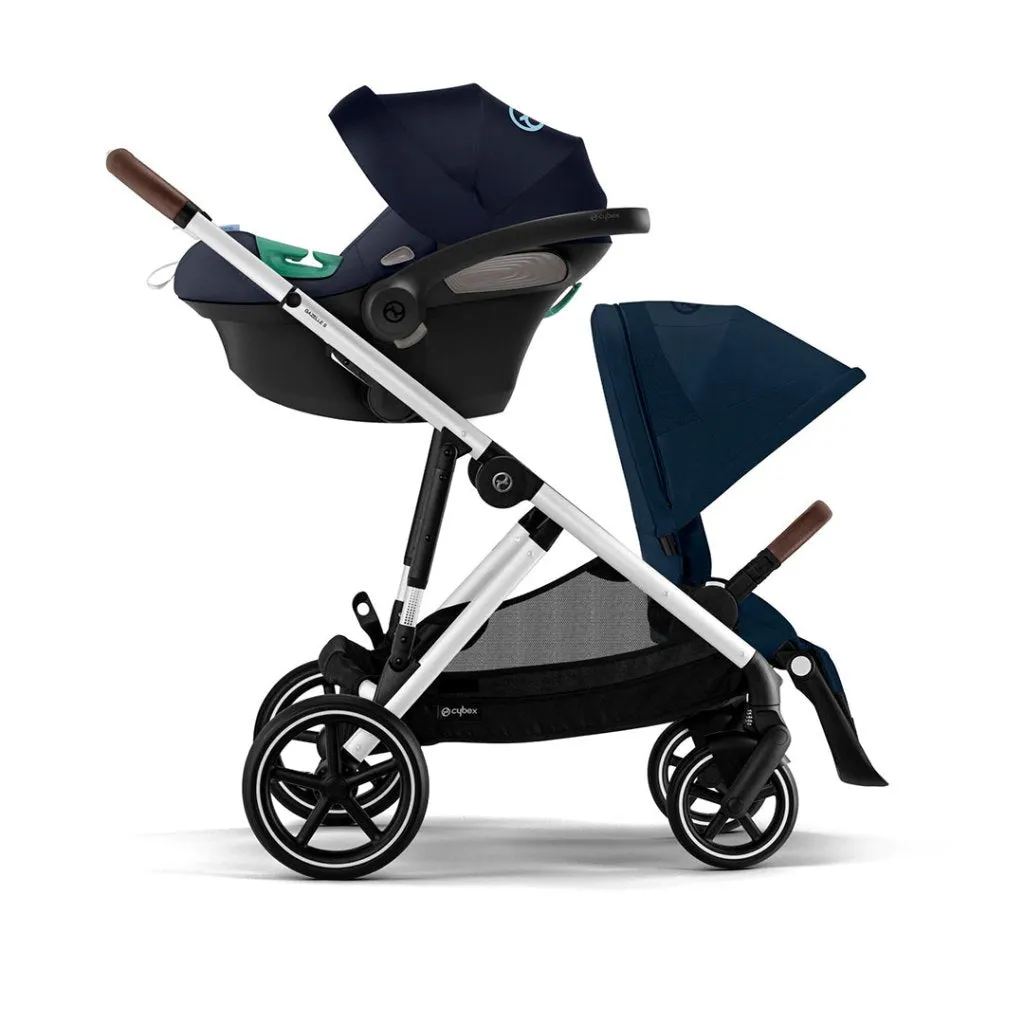 CYBEX Gazelle S Travel System Luxury Bundle With Snogga and CLOUD T - Ocean Blue