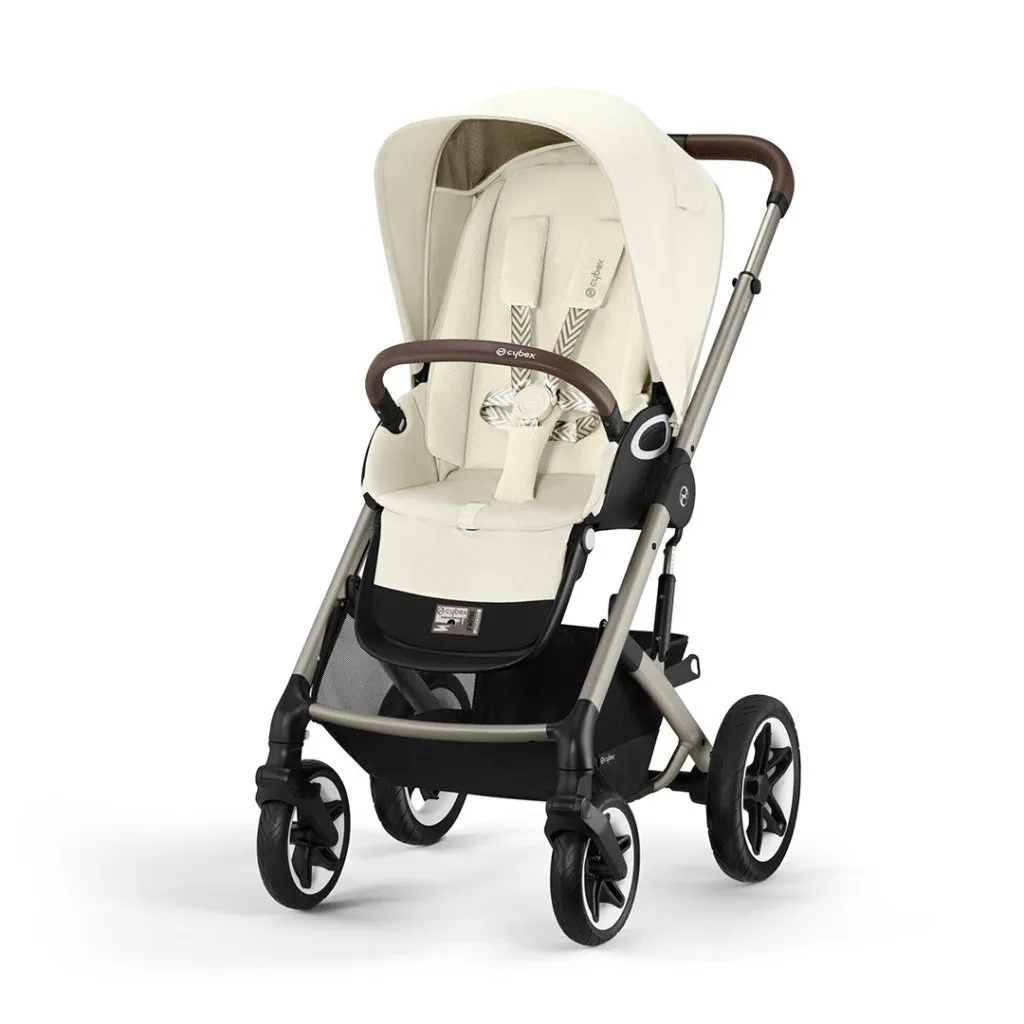 CYBEX Talos Luxury Travel System with  CLOUD T I-SIZE and Base T - Seashell Beige