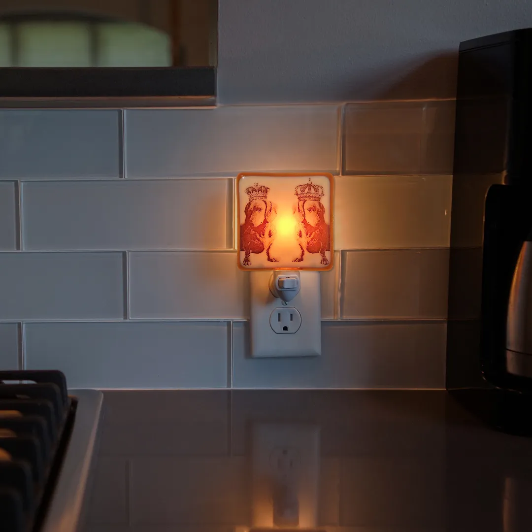 Dachshund Dog King and Queen Night Light