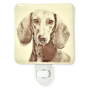 Dachshund Face Wiener Dog Night Light