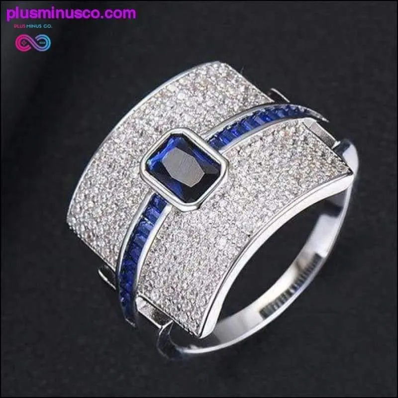 Design Luxury Statement Stackable Zirconia Ring For Women Wedding