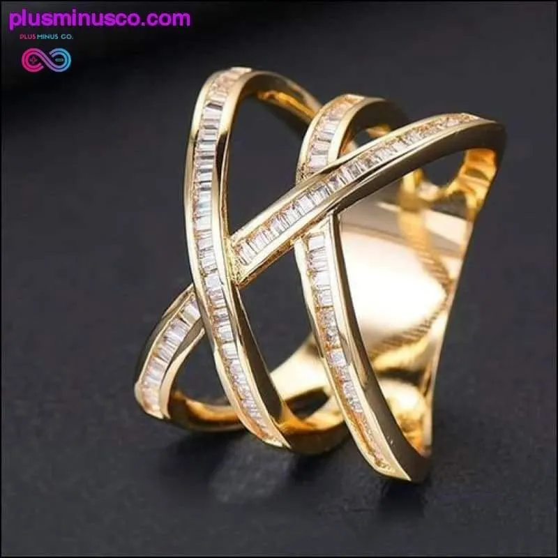 Design Luxury Statement Stackable Zirconia Ring For Women Wedding