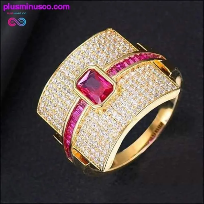 Design Luxury Statement Stackable Zirconia Ring For Women Wedding