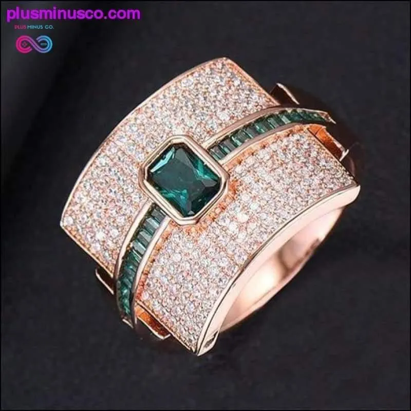 Design Luxury Statement Stackable Zirconia Ring For Women Wedding