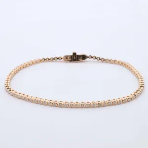 Diamond Bezel Tennis Bracelet