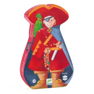 Djeco Pirate Silhouette Puzzle, 36pc