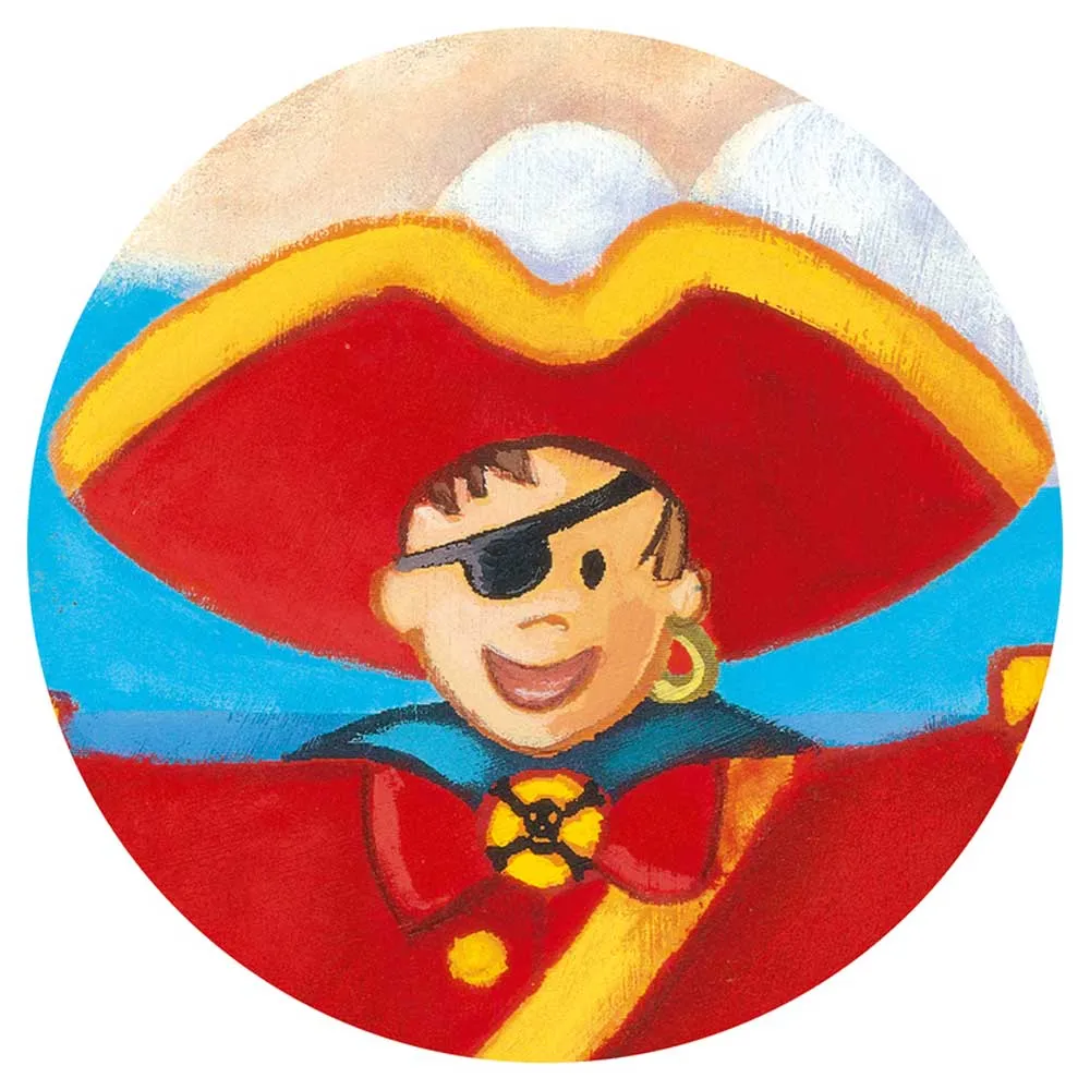 Djeco Pirate Silhouette Puzzle, 36pc