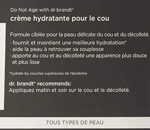Dr. Brandt Skincare Do Not Age Moisturizing Neck Cream, 1.7 oz