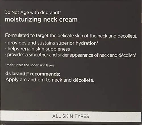 Dr. Brandt Skincare Do Not Age Moisturizing Neck Cream, 1.7 oz